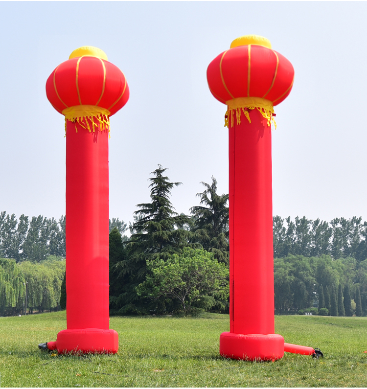 花山传统灯笼柱